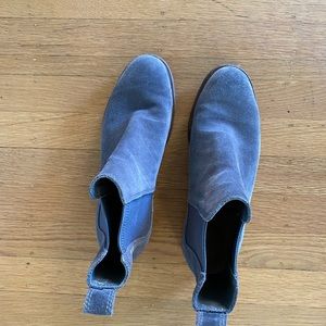 Suede ankle boots